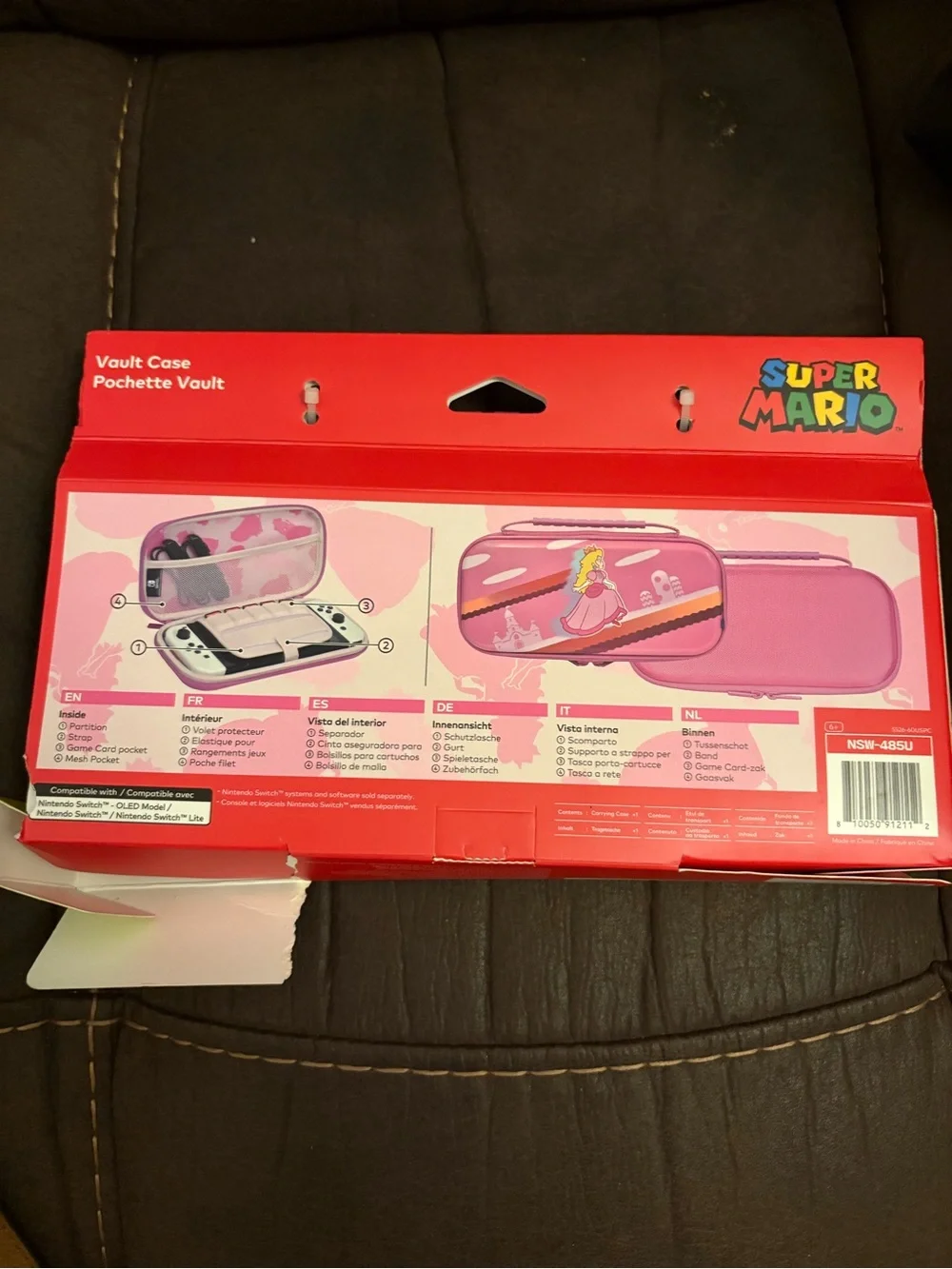 Nintendo Switch Pink Princess Carrying Case